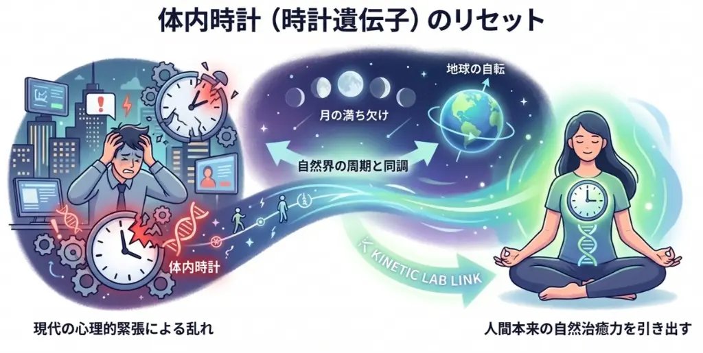体内時計（時計遺伝子）のリセット